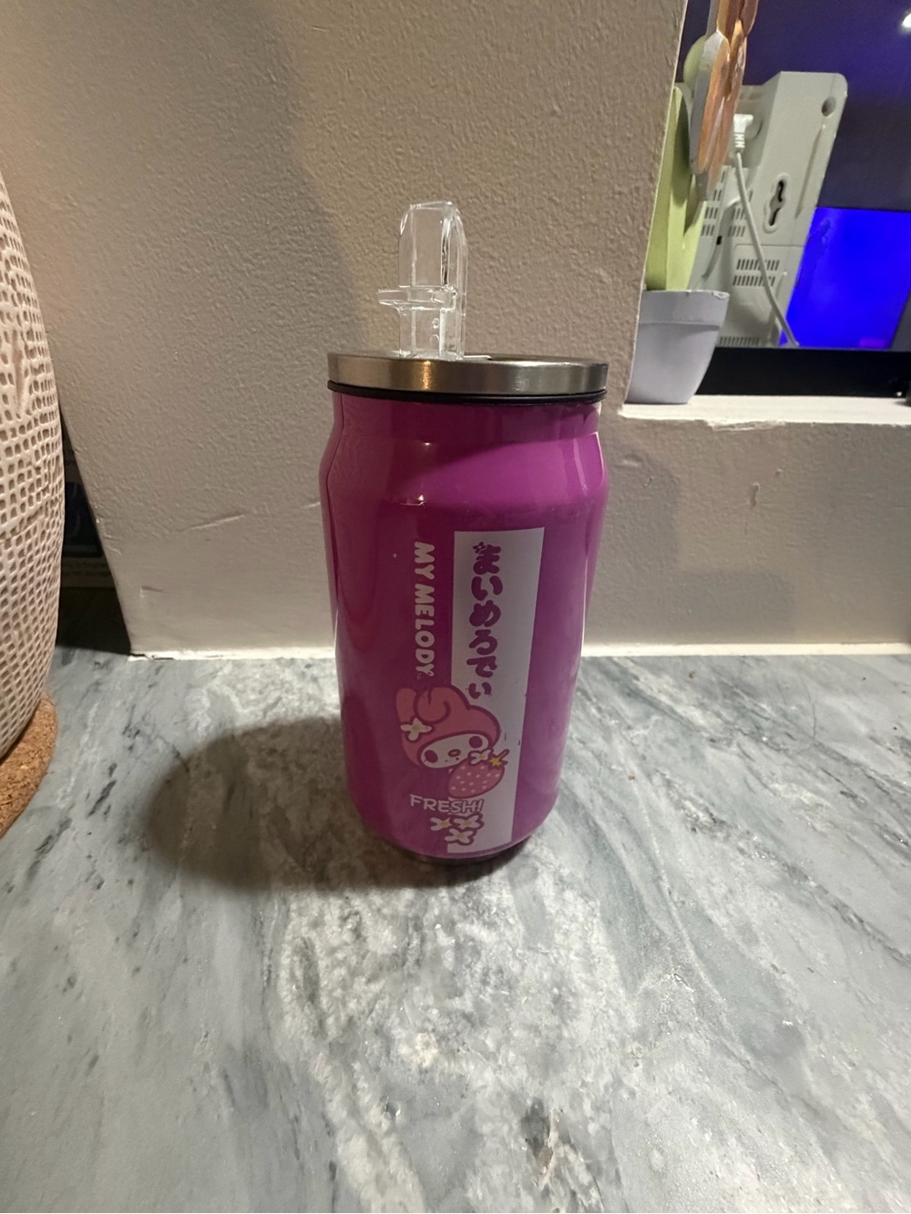 Pink Stainless Steel Can My Melody Tumbler